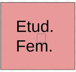 ..c) étudiant-femme
